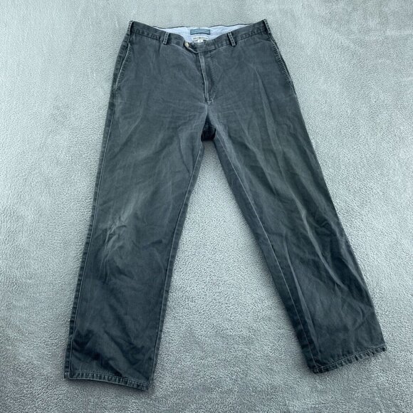 Peter Millar 34 Gray Pima Cotton Pants Straight Fit Casual Style Mens 1122 - Picture 1 of 9